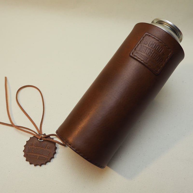 オールドマウンテン　CB缶カバー　ダークブラウン　oldmountain oldmountain CB缶 レザーカバー DARK BROWN の通販 by s-ny88's shop