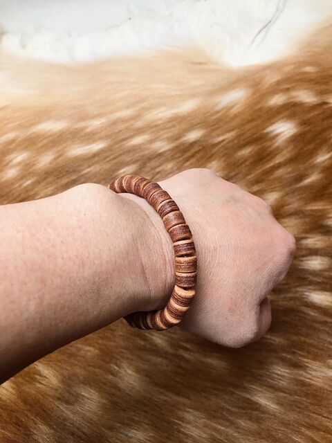 レザービーズブレスレット ナチュラル | THESEUS & REST STORE