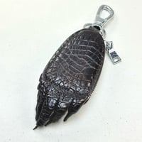 クロコダイル ハンド キーボックス　／　ダークブラウン