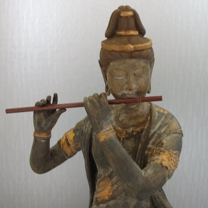 銅製 音楽を演奏する妖精像 中国 古銅宣徳銅 神獣饕餮文 香炉 C 4329 中国神話に現れる伝説