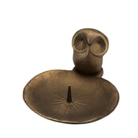 102-04　ローソク立て　ふくろう