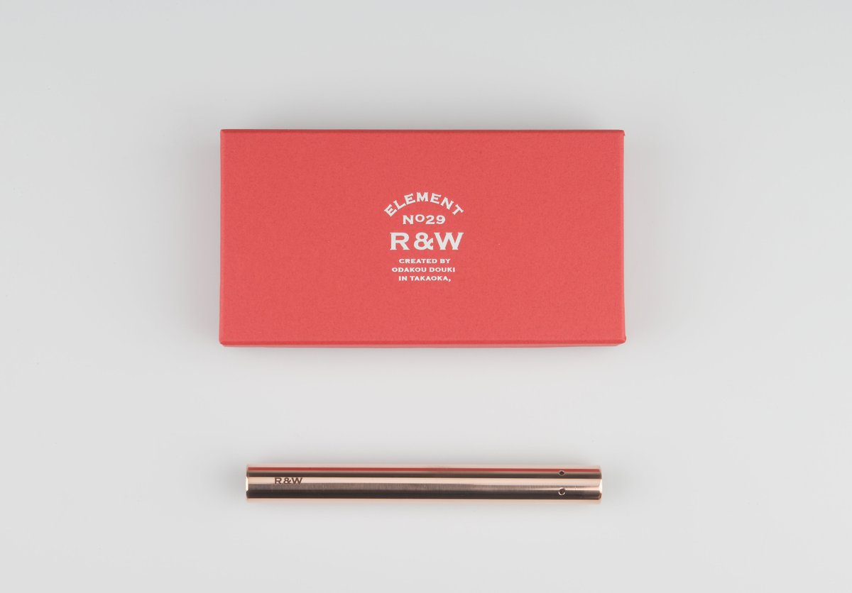 一点もの　蝋型鋳金　編み込み花器　蘭型蓋 118-01 R＆W FLOWER VASE HALF 鏡面 | 織田幸銅器 オンライン