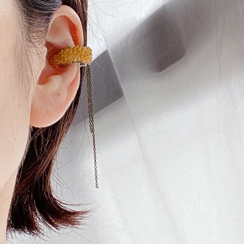 河内様専用topaz ear cuff/チェコヴィンテージ/1ピース | hanauta mi...