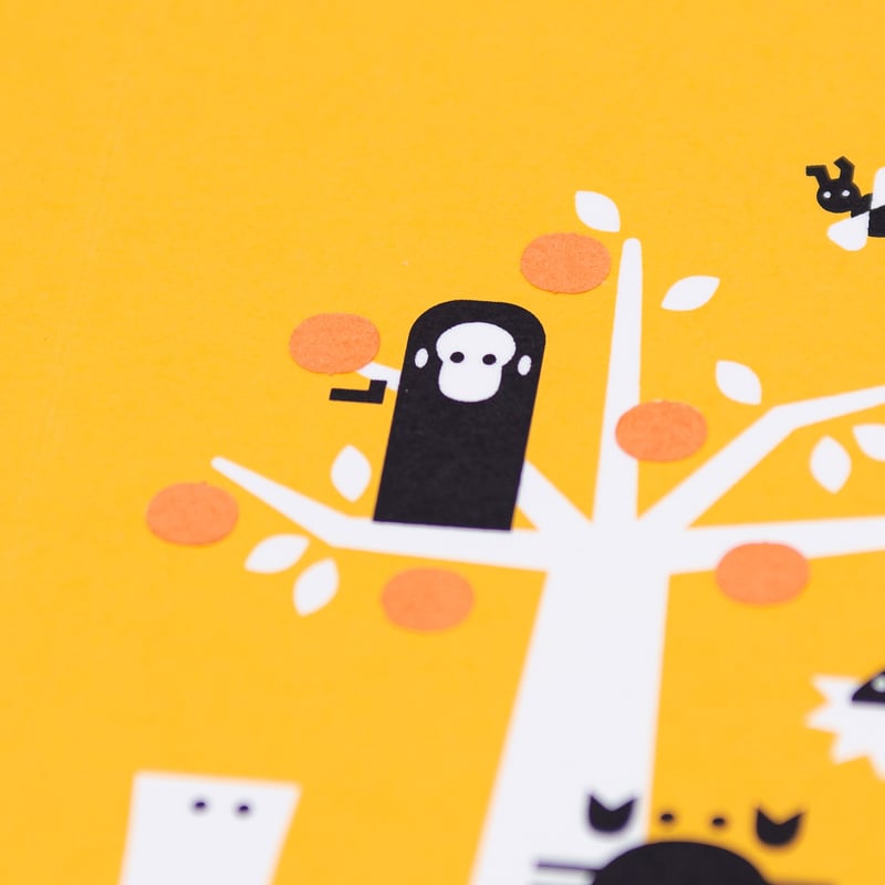 むかしむかしカード さるかに合戦（封筒付き） | 京都烏丸六七堂