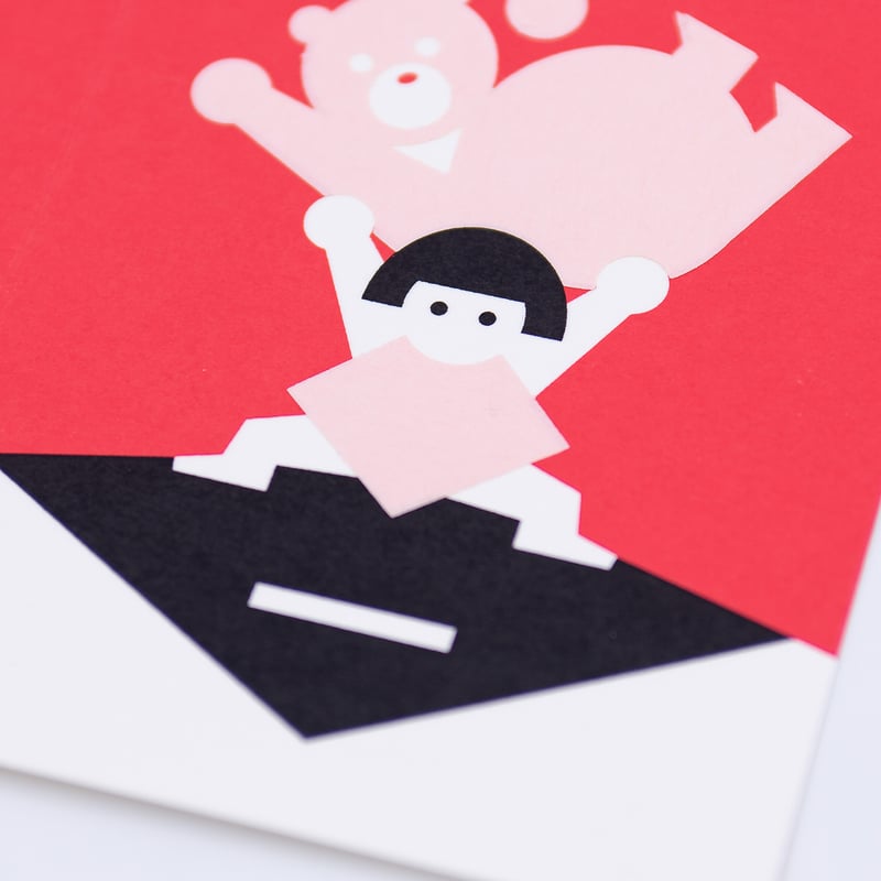 むかしむかしカード 金太郎（封筒付き） | 京都烏丸六七堂