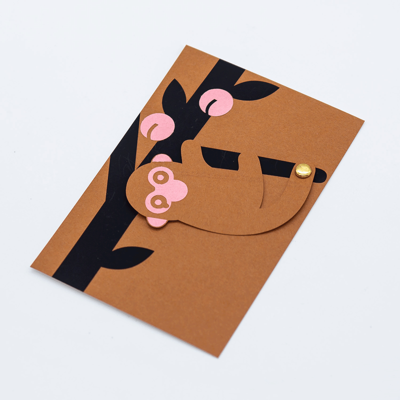 動物くるくるカード 猿も木から落ちる | 京都烏丸六七堂