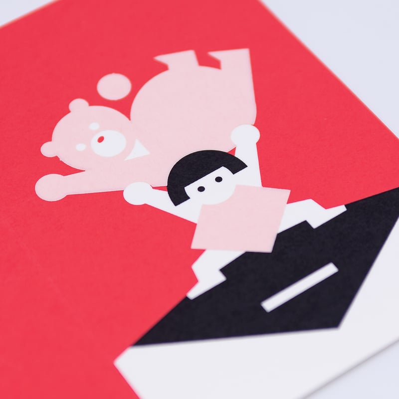 むかしむかしカード 金太郎（封筒付き） | 京都烏丸六七堂