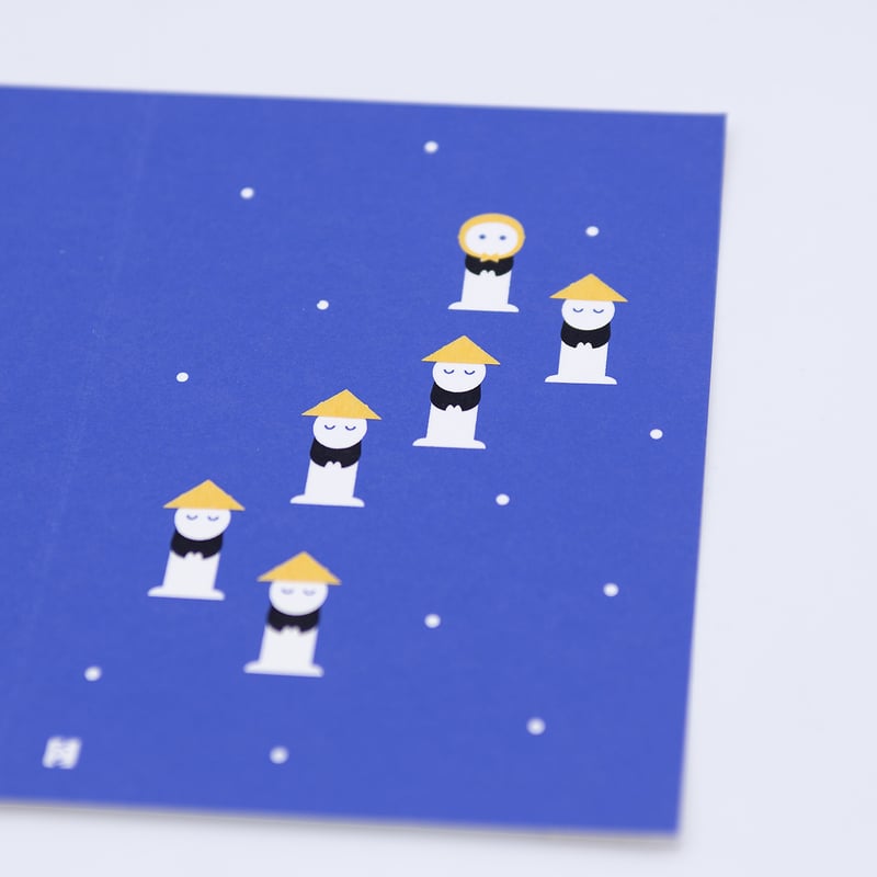 むかしむかしカード 笠地蔵（封筒付き） | 京都烏丸六七堂