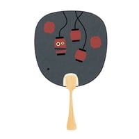 うちわ　化け提灯