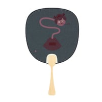 うちわ　ろくろ首