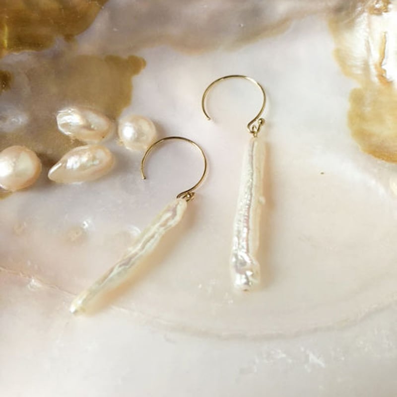 ripmon パールピアス CEMO NEMO ピアス 「金属アレルギー対応」 パールピアス