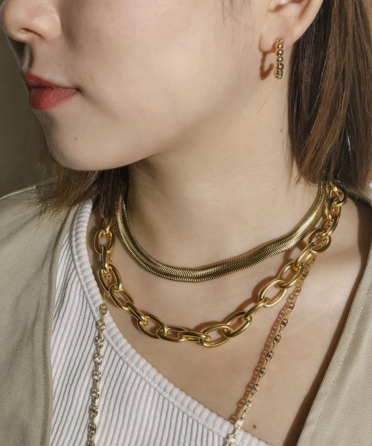 【国内即発】≪MC STUDIO≫ ワイドスネーク チェーン ネックレス fit=scale-down,w=1200