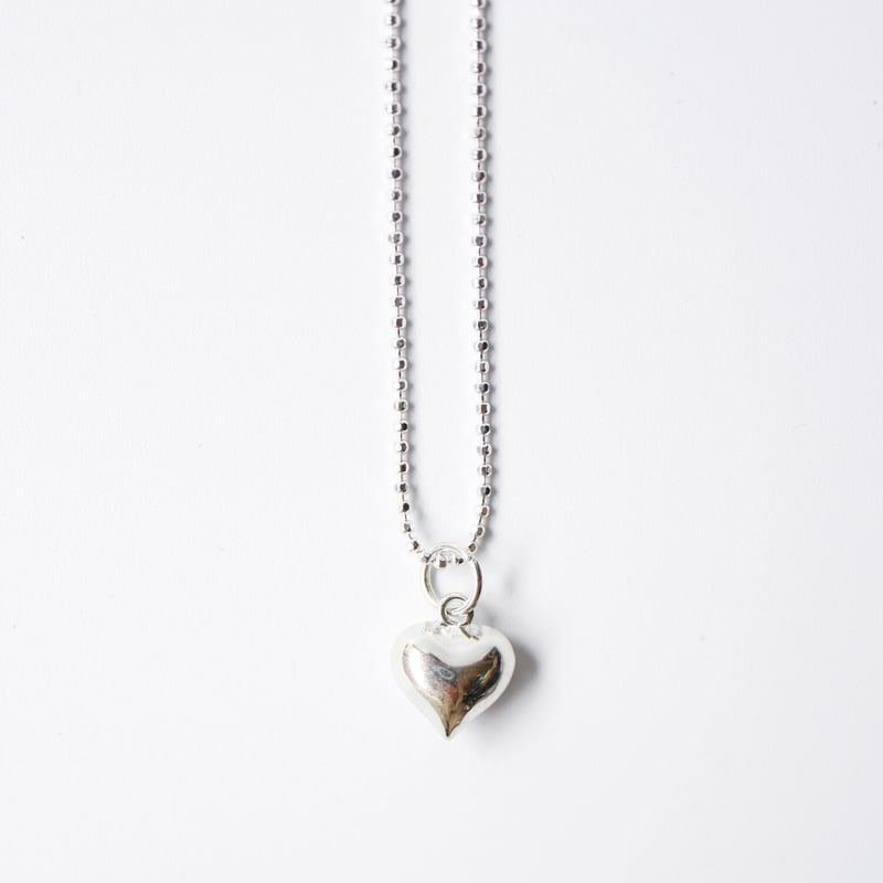 S925カットボールチェーンハートネックレス/022081 | TUWAKRIM S925カットボールチェーンハートネックレス/022081 | TUWAKRIM