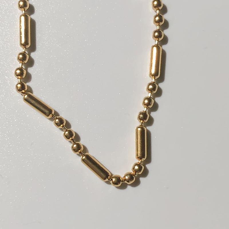 ショート&ロングボールチェーンネックレス/020190 | TUWAKRIM ショート&ロングボールチェーンネックレス/020190 | TUWAKRIM