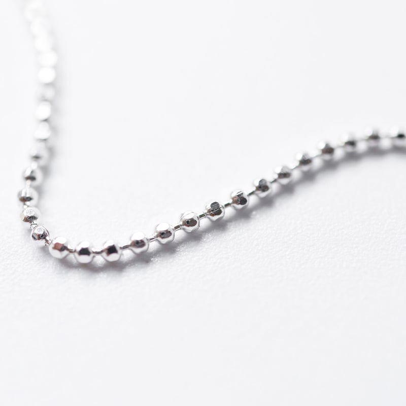 S925カットボールチェーンハートネックレス/022081 | TUWAKRIM S925カットボールチェーンハートネックレス/022081 | TUWAKRIM