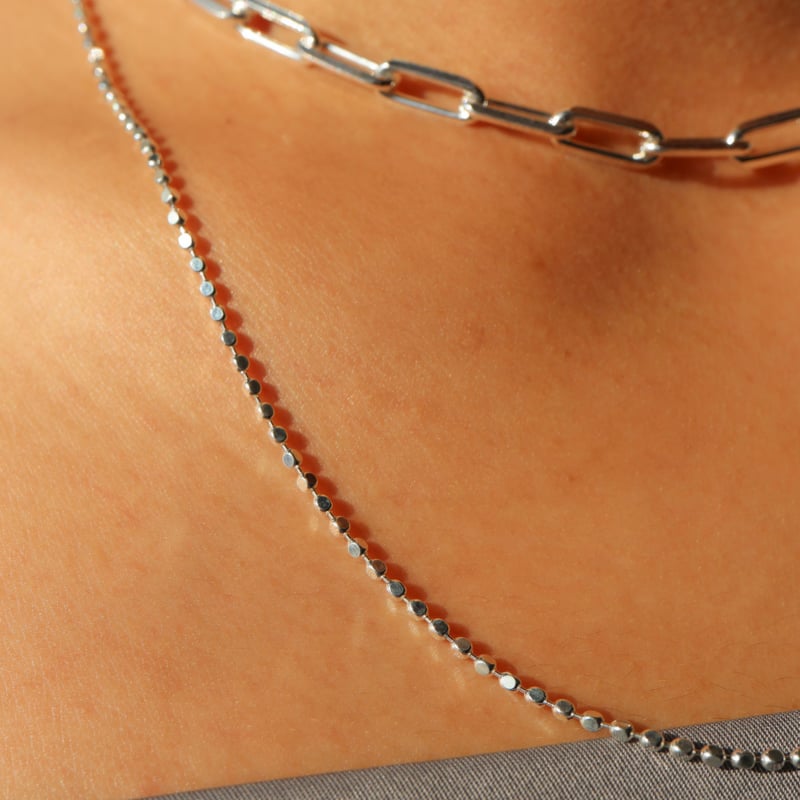 カットボールチェーンネックレス/923050 | TUWAKRIM カットボールチェーンネックレス/923050 | TUWAKRIM