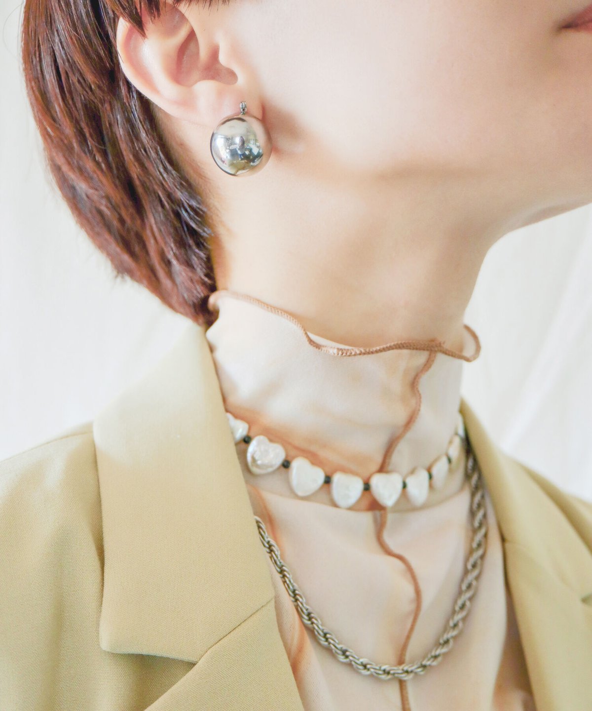 ラージボールピアス/021084 | TUWAKRIM