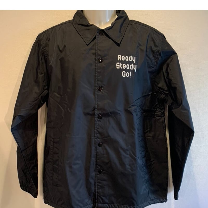 JK002-1 コーチジャケット BLACK/COOL GRAY | Ready Steady JK002-1 コーチジャケット BLACK/COOL GRAY | Ready Steady