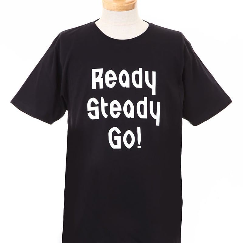LT003 ロゴTシャツ BLACK/WHITE | Ready Steady Go! Of 