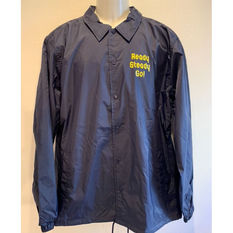 JK002-2 コーチジャケット NAVY/YELLOW | Ready Steady Go!