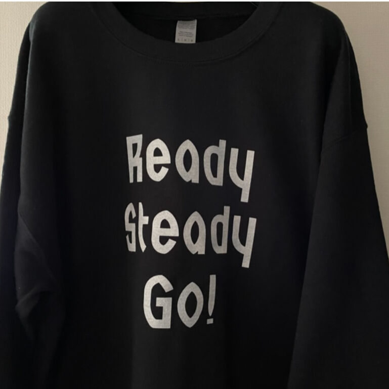 ULS001 スウェットシャツ(NEW)/ BLACK/WHITE | Ready Stead