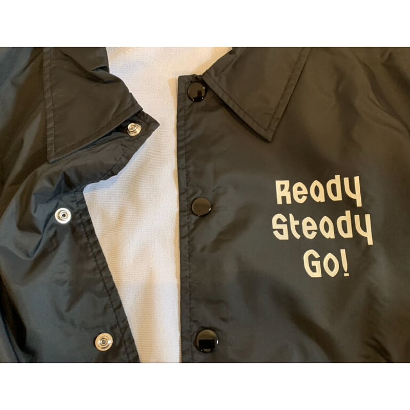 JK002-1 コーチジャケット BLACK/COOL GRAY | Ready Steady JK002-1 コーチジャケット BLACK/COOL GRAY | Ready Steady