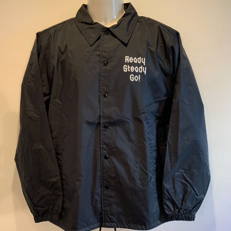 JK002-1 コーチジャケット BLACK/COOL GRAY | Ready Steady JK002-1 コーチジャケット BLACK/COOL GRAY | Ready Steady