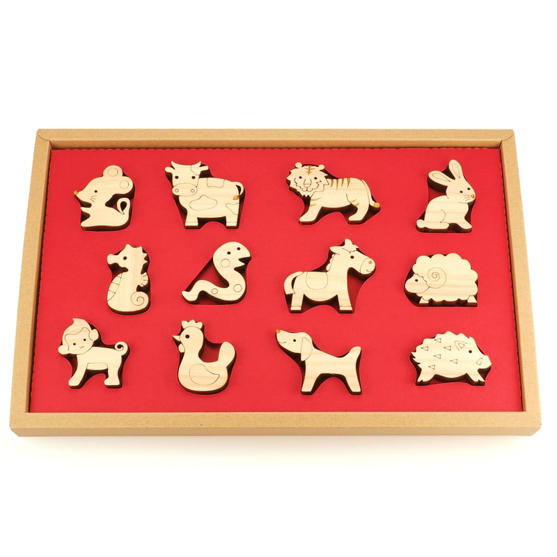 ZWÖLF ツヴェルフ お風呂であそべる十二支の積み木 | マストロ・ジェッ