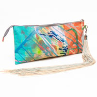 tail tale clutch bag#06 (canvas)【クラッチバッグ】