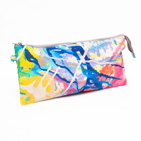 tail tale clutch bag#02  (canvas)【クラッチバッグ】