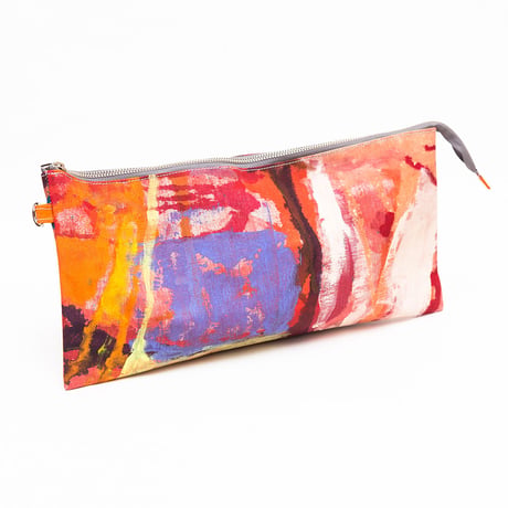 tail tale clutch bag#03  (canvas)【クラッチバッグ】