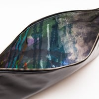 tail tale clutch bag (leather)black#01【クラッチバッグ】