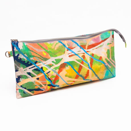 tail tale clutch bag#06 (canvas)【クラッチバッグ】