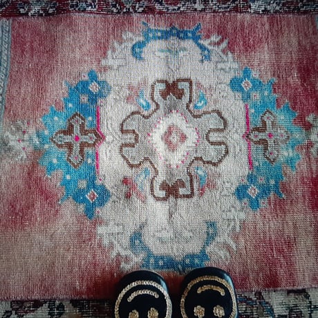 1970a 超大判　グレー　オーバーダイ　トルコ製　ヴィンテージラグ 1970a 超大判 グレー オーバーダイ トルコ製 ヴィンテージラグ