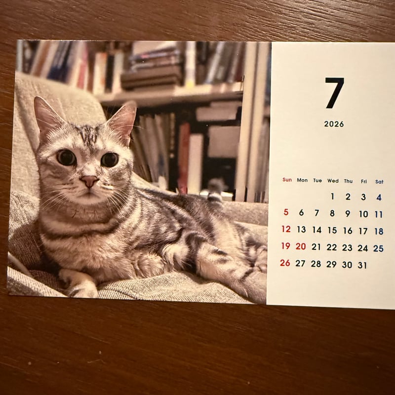 2026アラン卓上カレンダー （木製スタンドあり／なし） | Alain's STORE