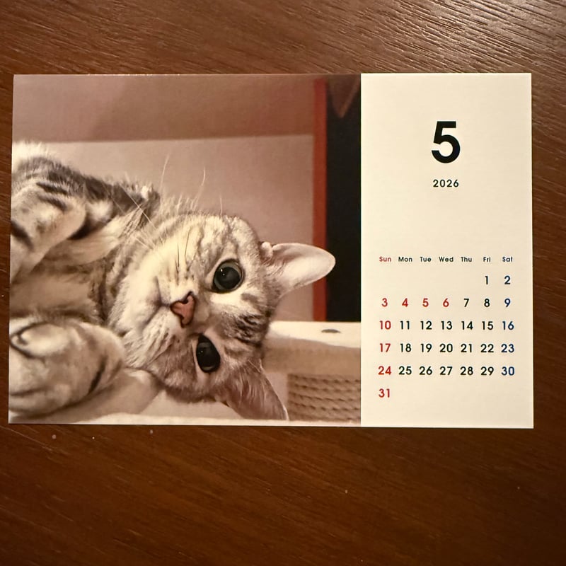 2026アラン卓上カレンダー （木製スタンドあり／なし） | Alain's STORE