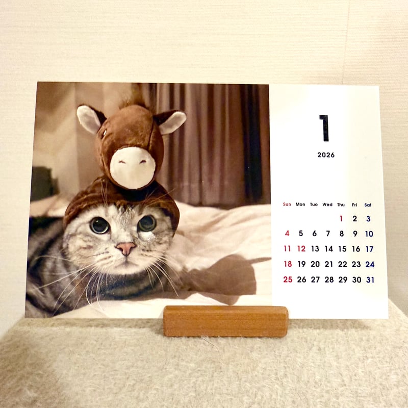 2026アラン卓上カレンダー （木製スタンドあり／なし） | Alain's STORE