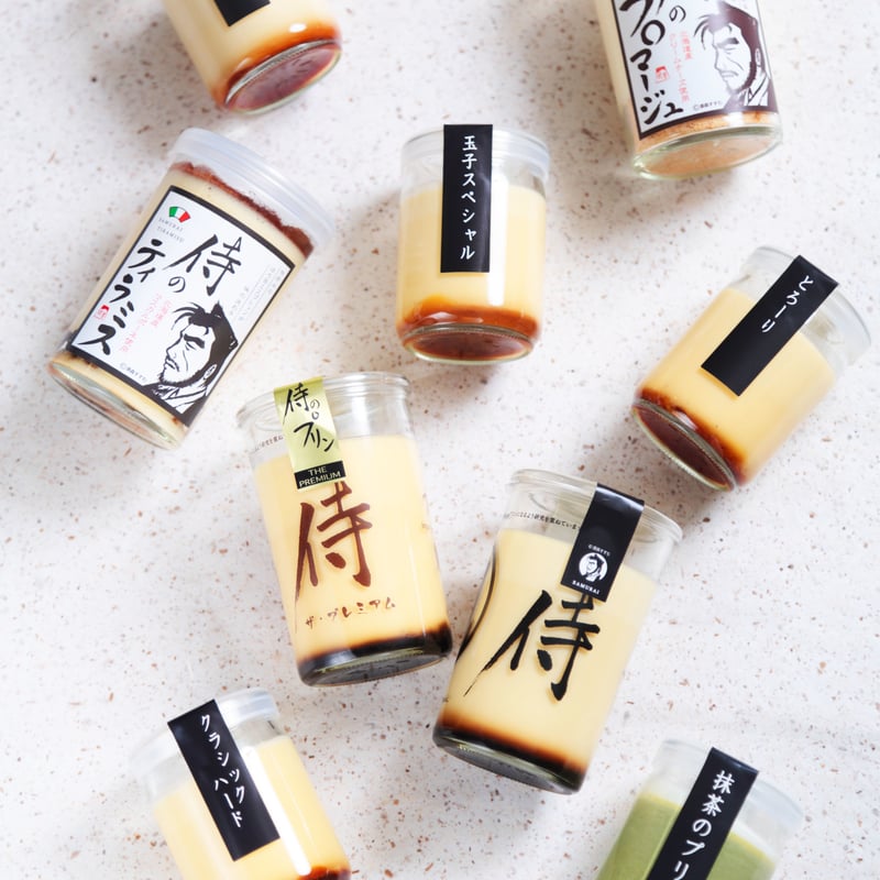 人気プリンバラエティセット（6本） | 「侍のプリン」のプリン本舗