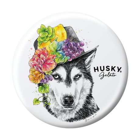 HUSKY 缶バッジ / 4個セット