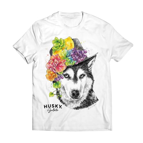 HUSKY Tシャツ / 帽子 / ホワイト
