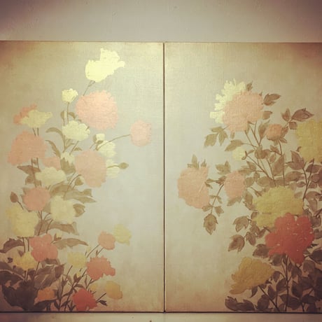 四季草花図　1