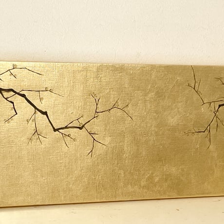 金に梅図　3