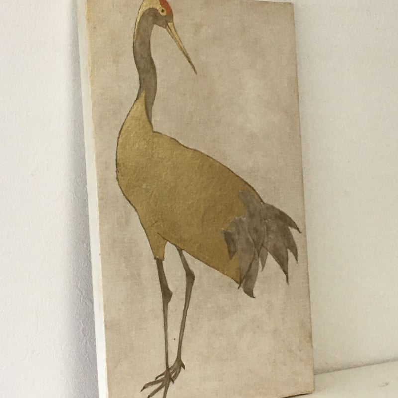 鶴　絵画 鶴3 | AKIKO KONDO