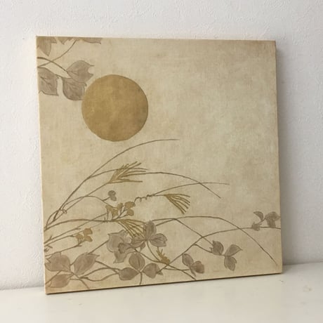 月と秋草図
