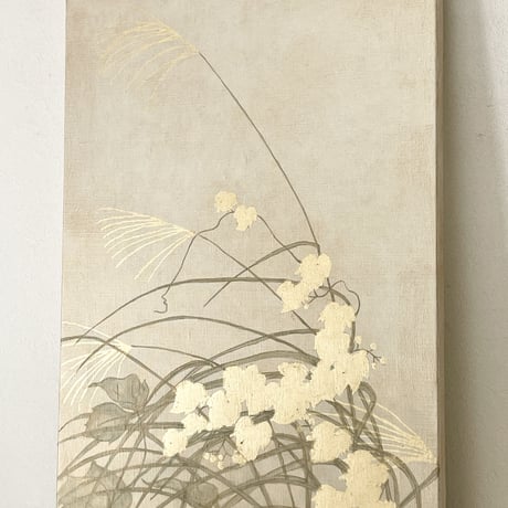 秋草図