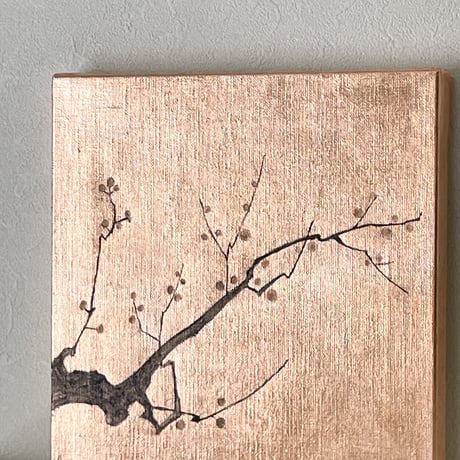 銅に梅図