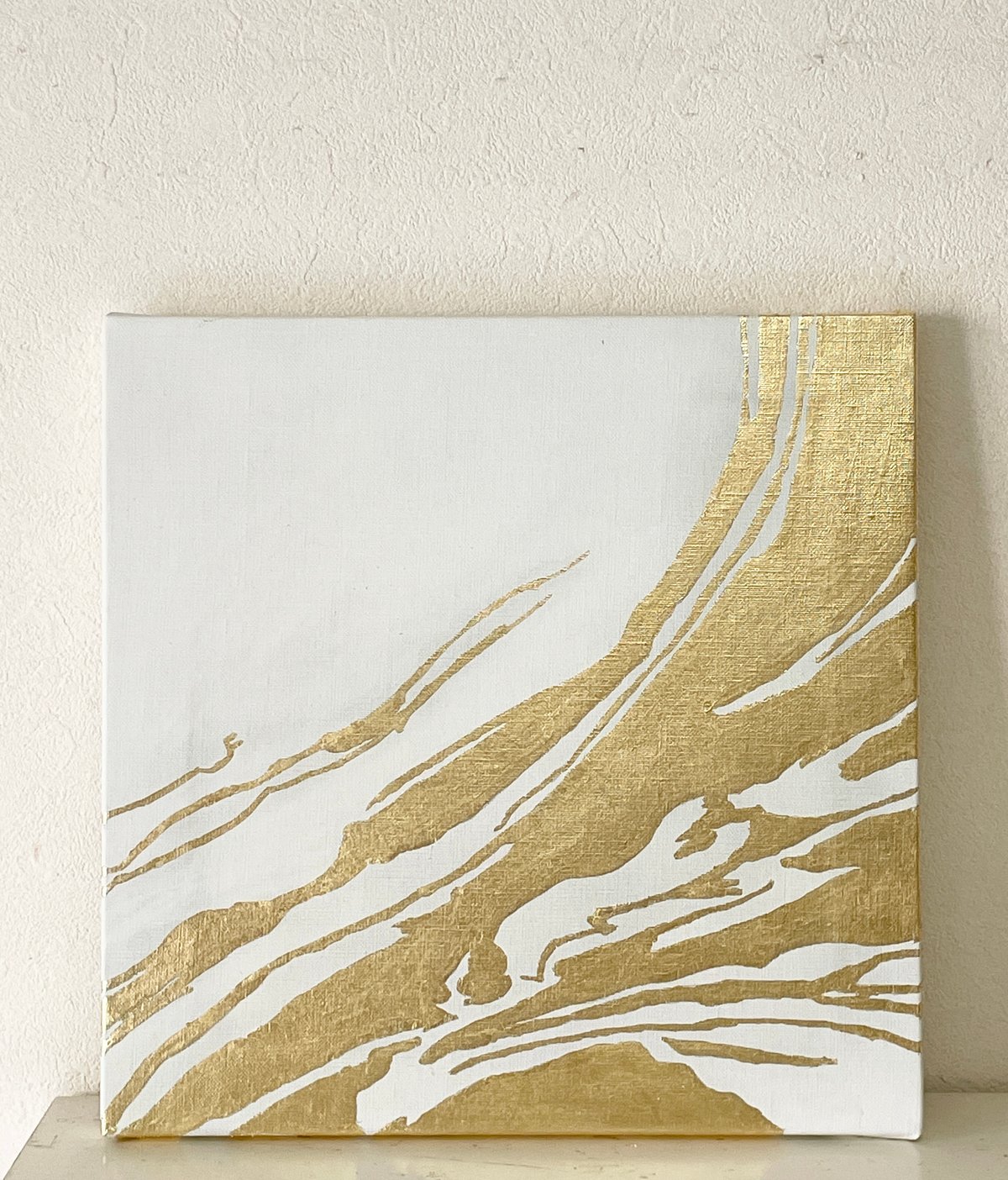 にこにこ絵画3つ 波 3 | AKIKO KONDO