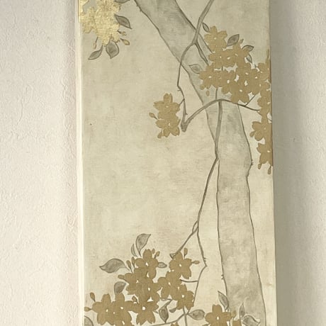 四季草花図　春