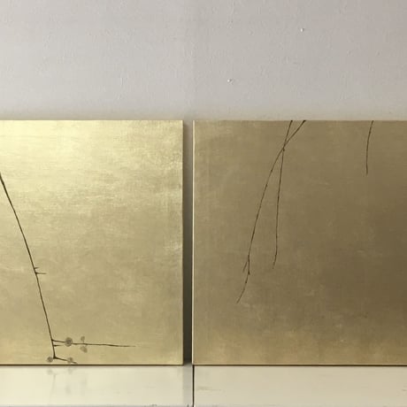 金に梅図