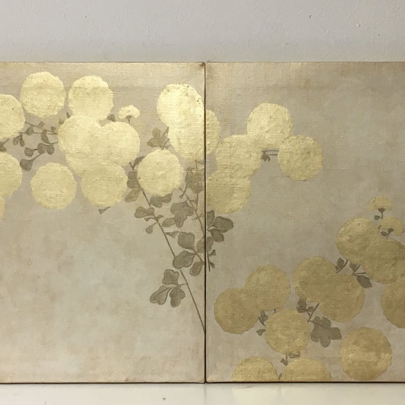 【真作】石井柏亭/菊図/花図/菊花図/掛軸/名家伝来/AC-436 真作】石井柏亭/菊図/花図/菊花図/掛軸/名家伝来/AC-436